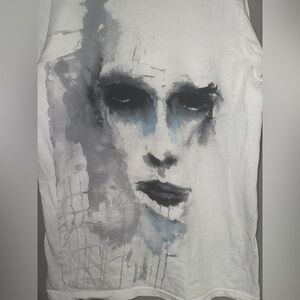 RARE HTF Marilyn Manson 2012 VIP Meet & Greet tour t-shirt painting size S small